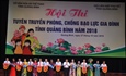 Hội thi tuyên truyền phòng, chống bạo lực gia đình tỉnh Quảng Bình năm 2018