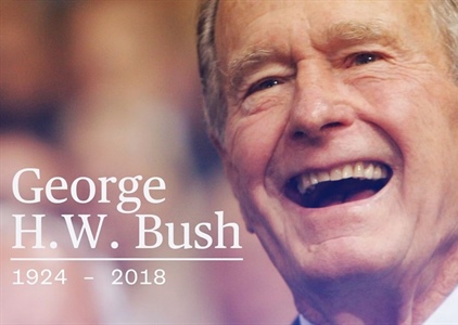 Cựu Tổng thống Mỹ George HW Bush qua đời ở tuổi 94