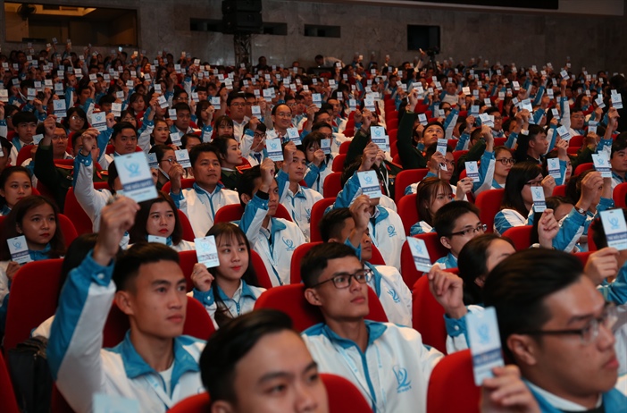 Gần 700 đại biểu tham dự Đại hội Hội sinh viên Việt Nam
