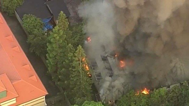 Australia: Cháy lớn thiêu rụi ngôi nhà trọ được xếp hạng di sản