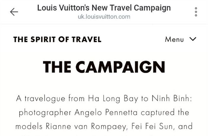 Louis Vuitton chọn Việt Nam làm bối cảnh cho chiến dịch The spirit of...