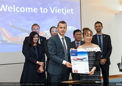 Vietjet và Airbus ký kết hợp đồng 20 tàu bay A321XLR