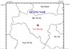 Động đất 2,8 độ richter ở huyện Bắc Trà My, tỉnh Quảng Nam