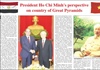 Báo Ai Cập ca ngợi Bác Hồ nhân dịp kỷ niệm 130 năm ngày sinh của Người