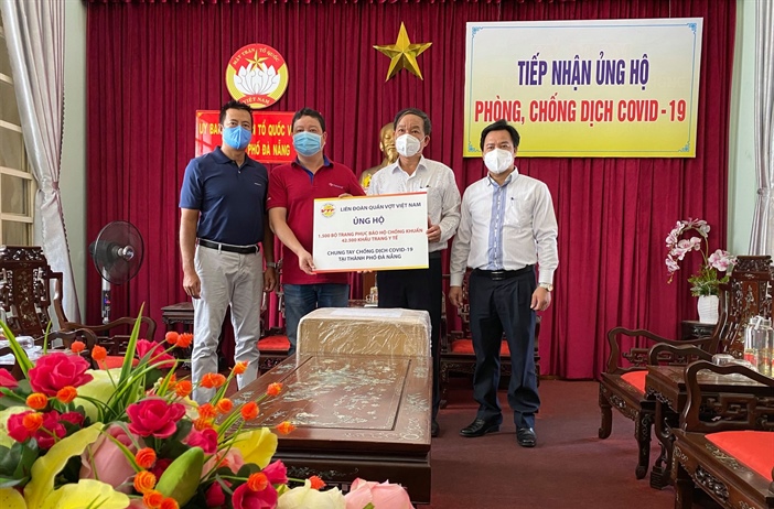Quần vợt Việt Nam tiếp sức giúp Đà Nẵng phòng, chống dịch Covid-19