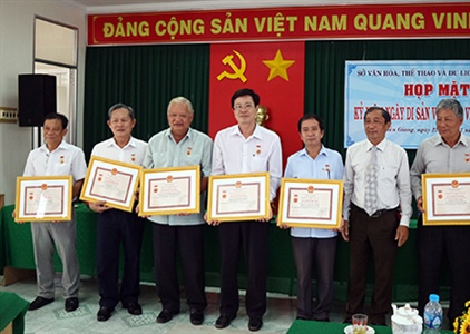 Tiền Giang họp mặt kỷ niệm ngày Di sản văn hóa Việt Nam