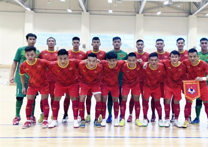 Tuyển Futsal Việt Nam đánh bại Iraq trong trận giao hữu