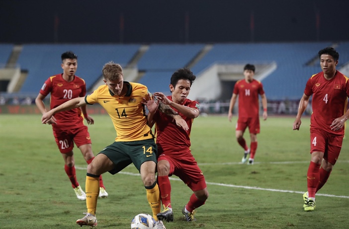 Tuyển Việt Nam thi đấu nỗ lực trước Australia
