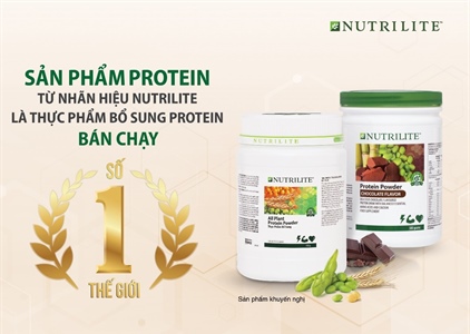 Dòng sản phẩm Nutrilite Protein đạt danh hiệu bán chạy số 1 thế giới