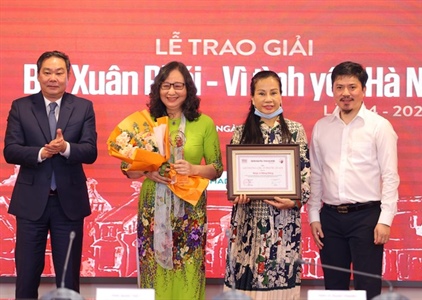 Nhạc sĩ Hồng Đăng nhận Giải thưởng Lớn – Vì tình yêu Hà Nội