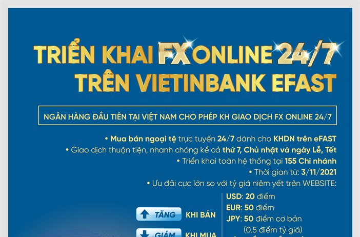 VietinBank - Ngân hàng đi đầu về cung cấp dịch vụ mua- bán ngoại tệ...
