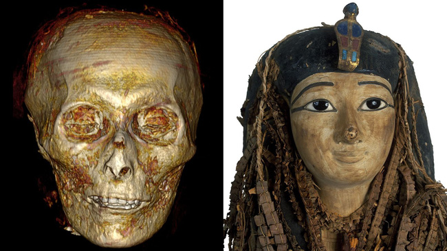 Lần đầu tiên lớp bọc hoàn hảo của xác ướp Ai Cập được "bóc ra" bằng...
