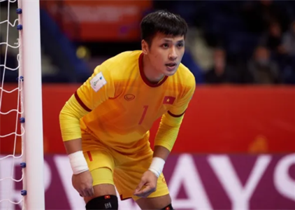 Thủ môn tuyển Futsal Việt Nam tiếp tục được vinh danh
