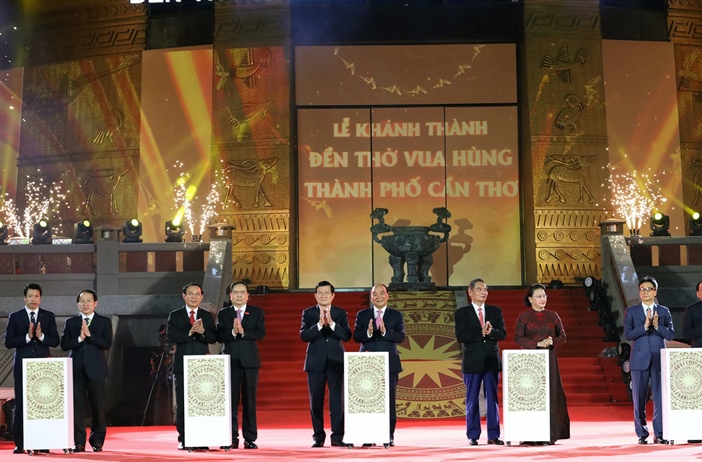 Chủ tịch nước: Đền thờ Vua Hùng tại vùng đất phương Nam là điểm kết nối...