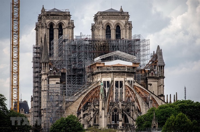 Nhà thờ Đức Bà Paris gần hồi sinh sau vụ hỏa hoạn cách đây 3 năm