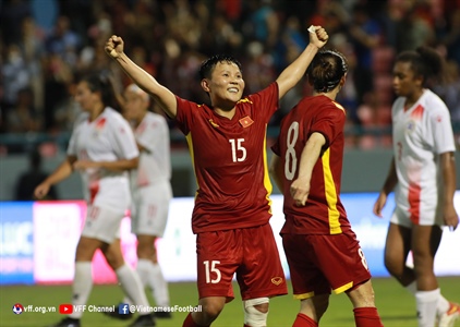 Thắng đội bóng dự World Cup, tuyển nữ Việt Nam chắc suất vào bán kết