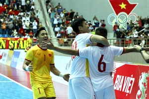 Đánh bại Myanmar, tuyển Futsal Việt Nam rộng cửa giành HCV