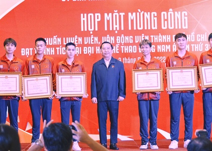 TP.HCM khen thưởng VĐV, HLV đạt thành tích cao tại SEA Games 31