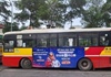 Quảng cáo cá độ bóng đá trên xe buýt, bị xử phạt 120 triệu đồng