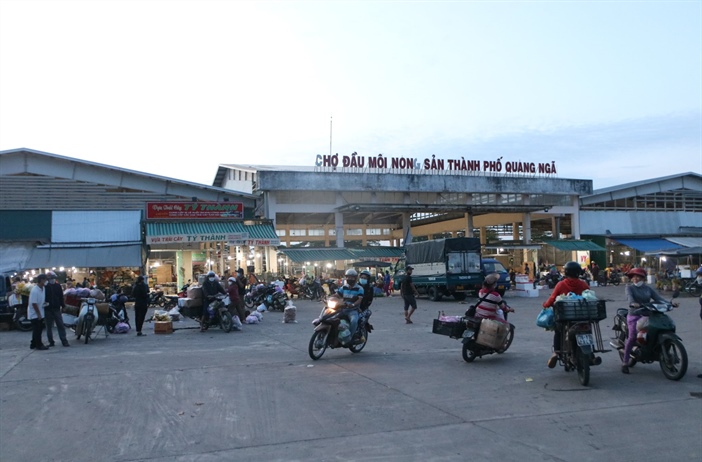 Cửu vạn trong đêm ở chợ đầu mối lớn nhất xứ Quảng