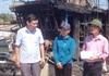 Quảng Bình: Thăm và hỗ trợ 4 ngư dân có tàu cá bị cháy