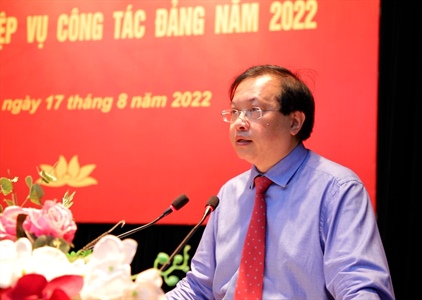 Đảng ủy Bộ VHTTDL: Hội nghị tập huấn công tác Đảng năm 2022
