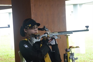 Nhà vô địch SEA Games 31 Phí Thanh Thảo đoạt HCV môn Bắn súng Đại hội Thể thao toàn quốc lần thứ IX