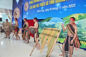 Ấn tượng liên hoan cồng chiêng, đàn hát dân ca các dân tộc thiểu số Quảng Ngãi