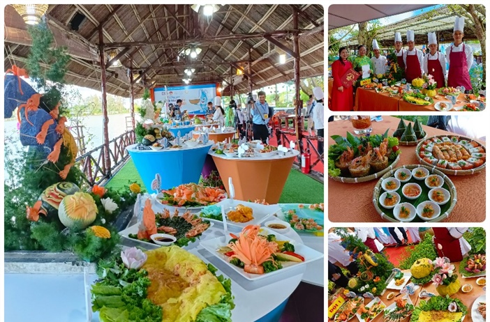 Xác lập Kỷ lục Việt Nam cho 122 món ăn từ tôm và muối Bạc Liêu
