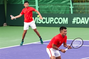 Tuyển quần vợt Việt Nam gặp Indonesia tại Play-off Davis Cup nhóm II
