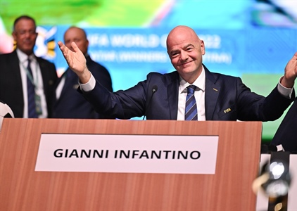 Ông Gianni Infantino tái đắc cử chủ tịch FIFA