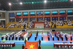 Khai mạc Giải vô địch Karate miền Bắc lần thứ III tại Điện Biên