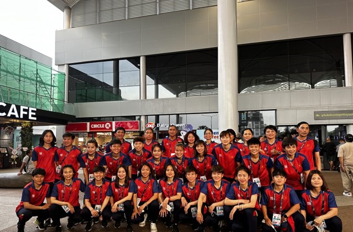 Tuyển nữ Việt Nam đã đến Campuchia để dự SEA Games 32