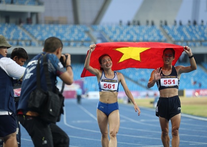 Đoàn Thể thao Việt Nam tạm đứng thứ hai toàn đoàn với 124 huy chương