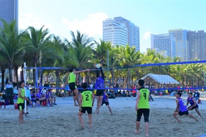 Khởi tranh Giải bóng đá, bóng chuyền bãi biển Đà Nẵng