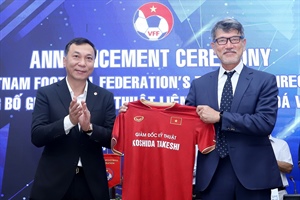 Ông Koshida Takeshi trở thành Giám đốc kỹ thuật Liên đoàn Bóng đá Việt Nam