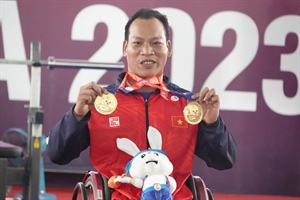 Lê Văn Công giành HCV, thống trị ASEAN Para Games suốt 16 năm