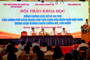 Hội thảo khoa học về vai trò của Chính phủ Cách mạng lâm thời Cộng hòa miền Nam Việt Nam