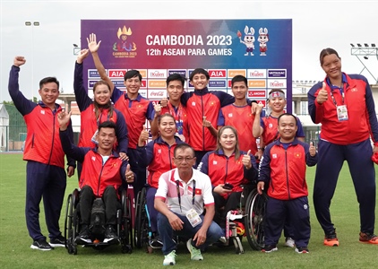 ASEAN Para Games 12: Việt Nam lập kỷ lục HCV trong ngày, sớm vượt chỉ tiêu