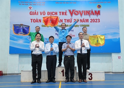 Bế mạc Giải vô địch trẻ Vovinam toàn quốc lần thứ 20