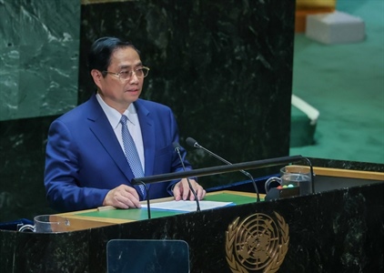 Thủ tướng Phạm Minh Chính phát biểu tại Phiên thảo luận chung cấp cao...