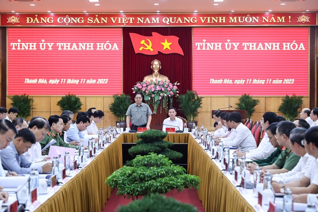 Thủ tướng: Thanh Hóa cần phát triển toàn diện kinh tế, văn hóa - xã...