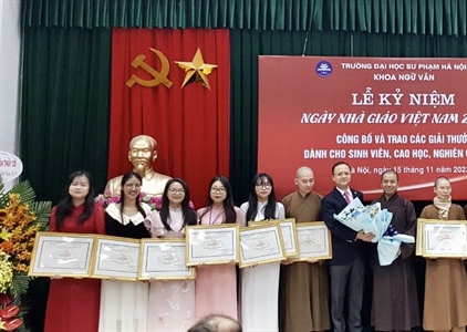 Trao Giải thưởng chuyên ngành Hán Nôm - Giải thưởng Nguyễn Ngọc San