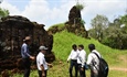 Chuyên gia Ấn Độ khảo sát các di tích Chăm ở Quảng Nam