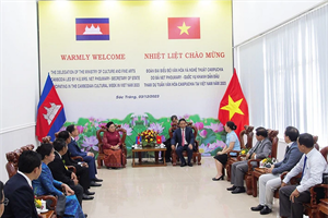 Giao lưu văn hoá, nghệ thuật góp phần nâng cao tình đoàn kết, hữu nghị Việt Nam và Campuchia