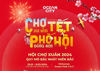Vinhomes tổ chức Hội chợ Xuân 2024 quy mô bậc nhất tại Việt Nam