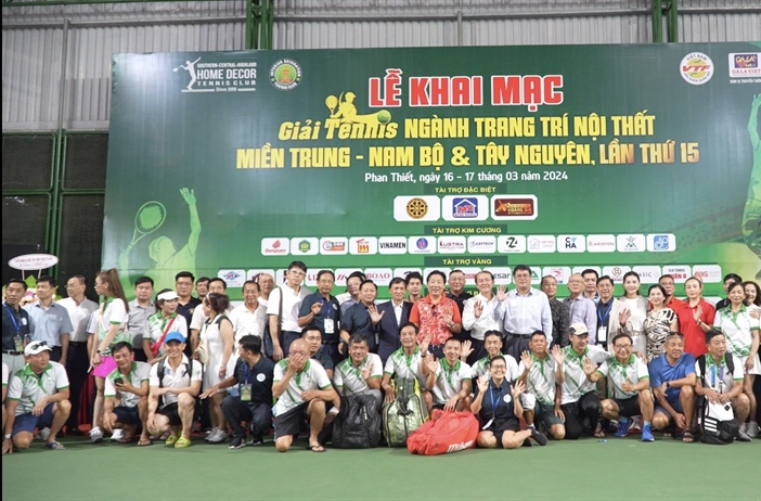 Khai mạc Giải quần vợt ngành TTNT miền Trung, Nam Bộ và Tây Nguyên 2024