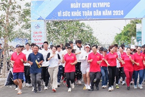 Đà Nẵng: Gần 3.000 người tham gia ngày chạy Olympic vì sức khỏe toàn dân 2024